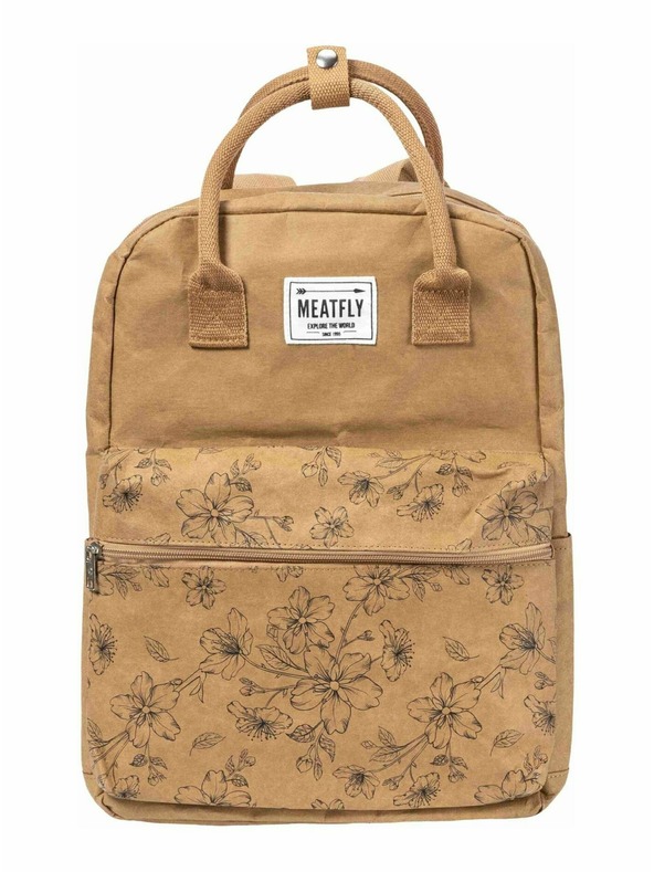 Meatfly Meatfly papírový batoh Cherry Blossom Barna 18 L