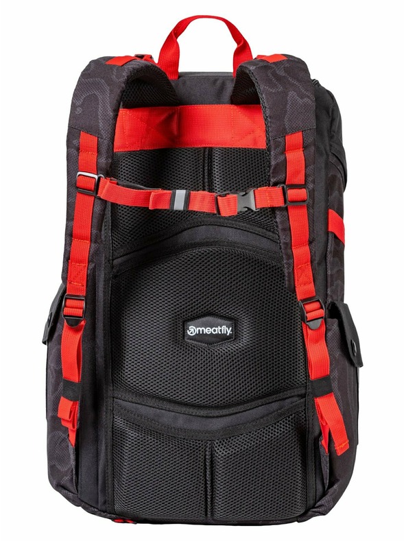 Meatfly Meatfly hátizsák Scintilla Morph Fekete 26 L | Fekete | Térfogat 26 L
