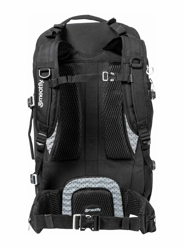 Meatfly Meatfly hátizsák Bleriot Fekete 46 L | Fekete | Térfogat 46 L