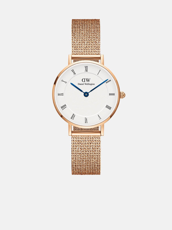 Daniel Wellington Rózsaarany-ezüst Daniel Wellington mesh Petite Melrose női óra