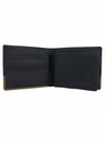 Meatfly Meatfly bőr pénztárca Eddie Premium Black/Oak | Fekete | Méret