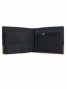 Meatfly Meatfly bőr pénztárca Eddie Premium Black/Oak | Fekete | Méret