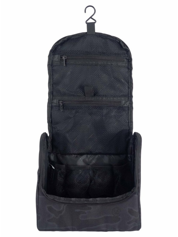 Meatfly Meatfly mosdótáska Specter Morph Black | Fekete | Térfogat 6 L