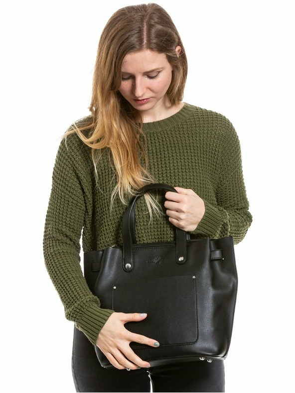 Meatfly Meatfly táska Alma Black | Fekete | Térfogat 13 L