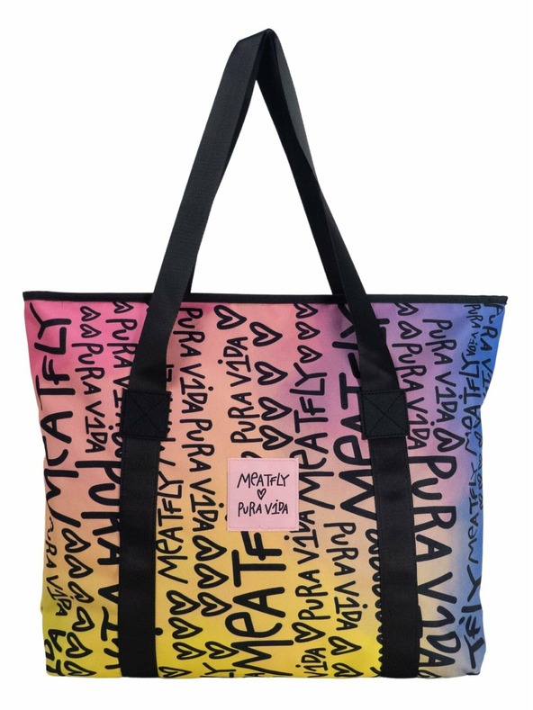 Meatfly Meatfly strand táska X Pura Vida Skye Peach Flowers