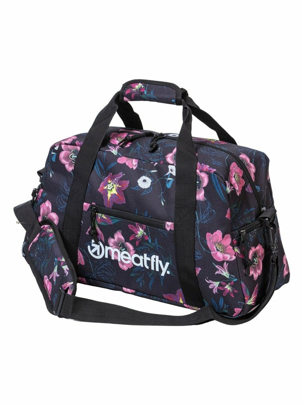 Meatfly Meatfly utazótáska Mavis Hibiszkusz Fekete