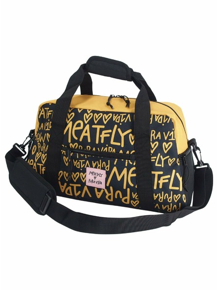 Meatfly Meatfly X Pura Vida Mavis utazótáska Sárga/Fekete | Sárga | Térfogat 26 L