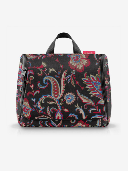Reisenthel Bordó-fekete Reisenthel Toiletbag XL paisley mintás női kozmetikai táska