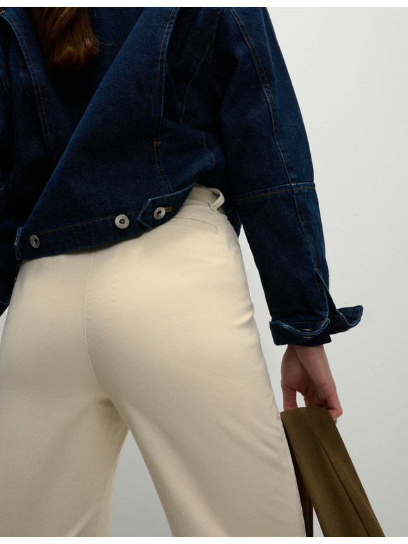 Marks & Spencer Egyenes Marks & Spencer chino nadrág bézs