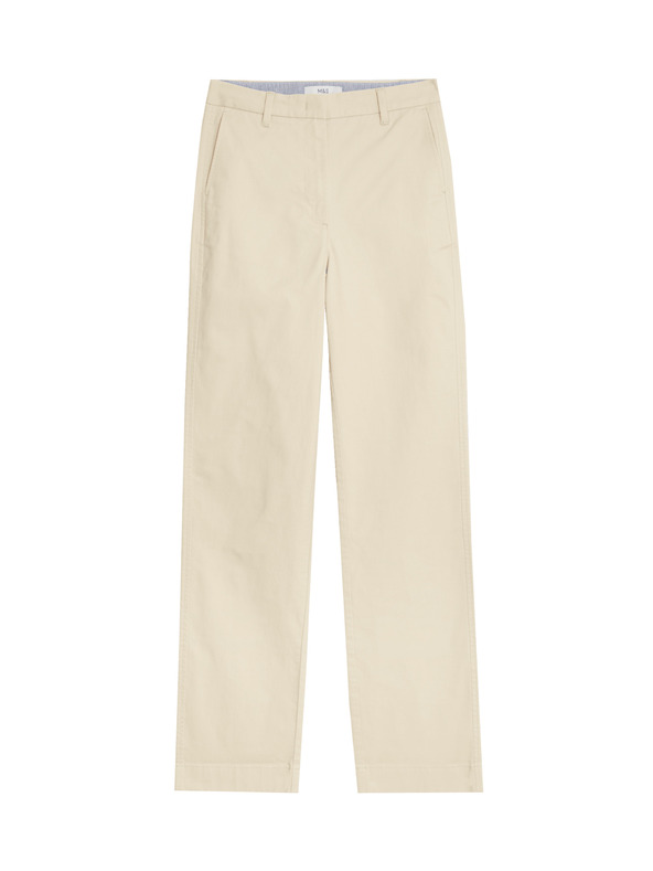 Marks & Spencer Egyenes Marks & Spencer chino nadrág bézs