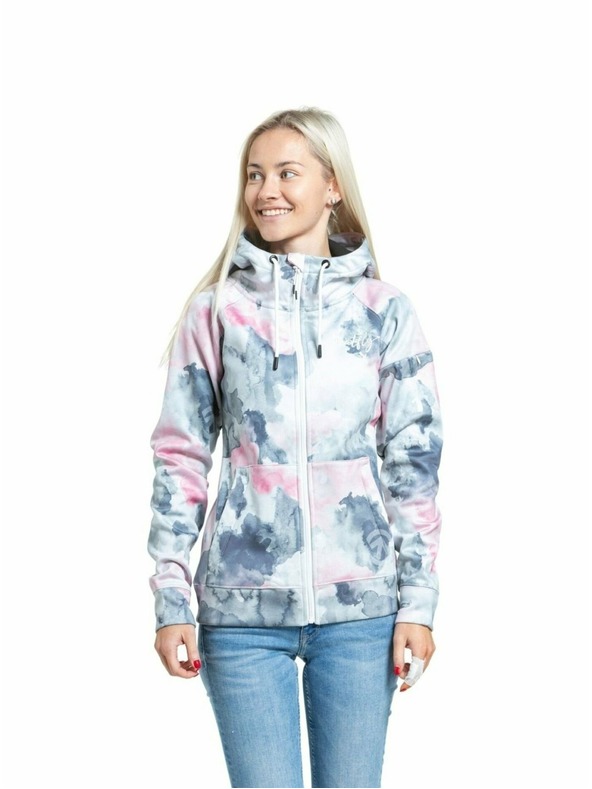 Meatfly Meatfly Women's Technical Sweatshirt Alisha Clouds Pink