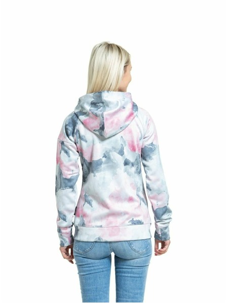 Meatfly Meatfly Women's Technical Sweatshirt Alisha Clouds Pink