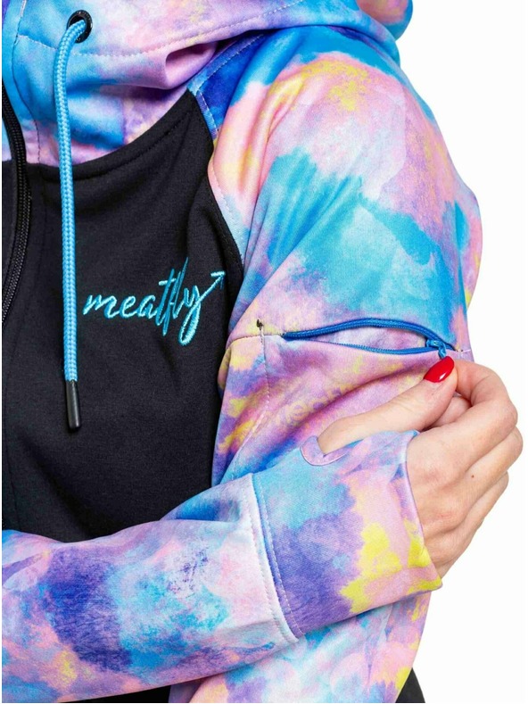 Meatfly Meatfly Women's Technical Sweatshirt Alisha Color Clouds
