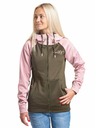Meatfly Meatfly Women's Technical Sweatshirt Alisha Powder Pink/Olive