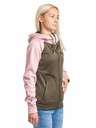 Meatfly Meatfly Women's Technical Sweatshirt Alisha Powder Pink/Olive