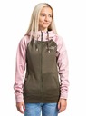 Meatfly Meatfly Women's Technical Sweatshirt Alisha Powder Pink/Olive