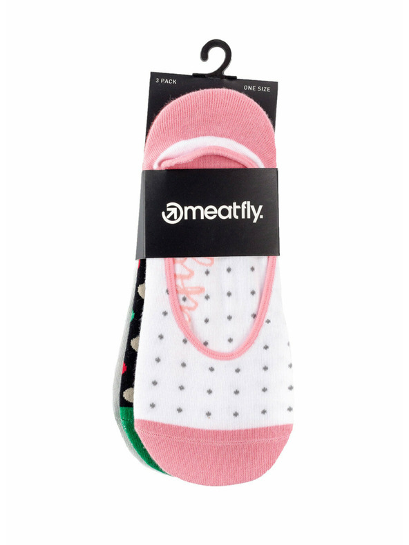 Meatfly Meatfly Low Socks - Triple Pack J/ Multicolor 1 | Multicolor | Size