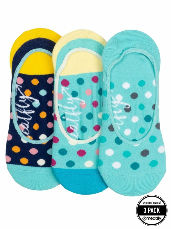 Meatfly Meatfly Low Socks Triple Pack Ocean Blue | Blue | Size