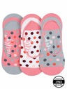 Meatfly Meatfly Low Socks Triple Pack Grey / Pink | Pink | Size