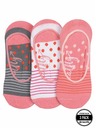Meatfly Meatfly Low Socks Triple Pack Pink Stripe | Pink | Size