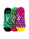 Meatfly Meatfly Low Socks - Triple Pack B/ Big Dots 1 | Multicolor | Size
