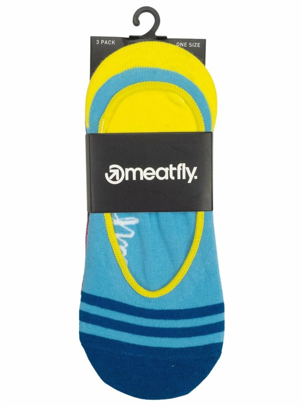 Meatfly Meatfly Low Socks Triple Pack Blue | Blue | Size