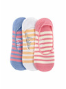 Meatfly Meatfly Low Socks - Triple Pack D/ Big Stripes | Multicolor | Size
