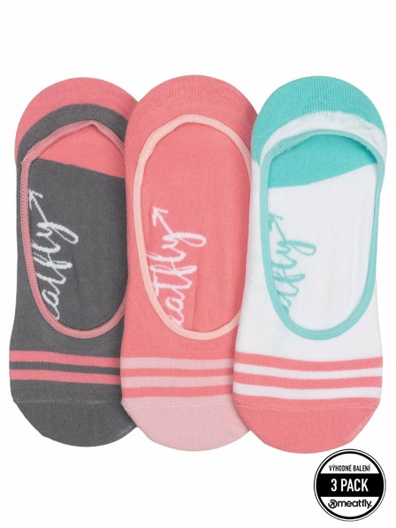 Meatfly Meatfly Low Socks Triple Pack White | White | Size