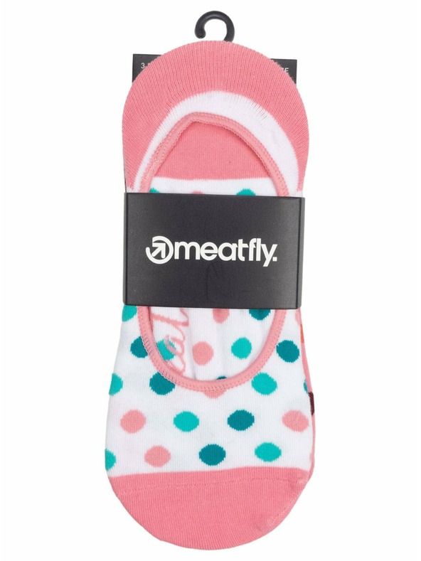 Meatfly Meatfly Low Socks Triple Pack White / Pink