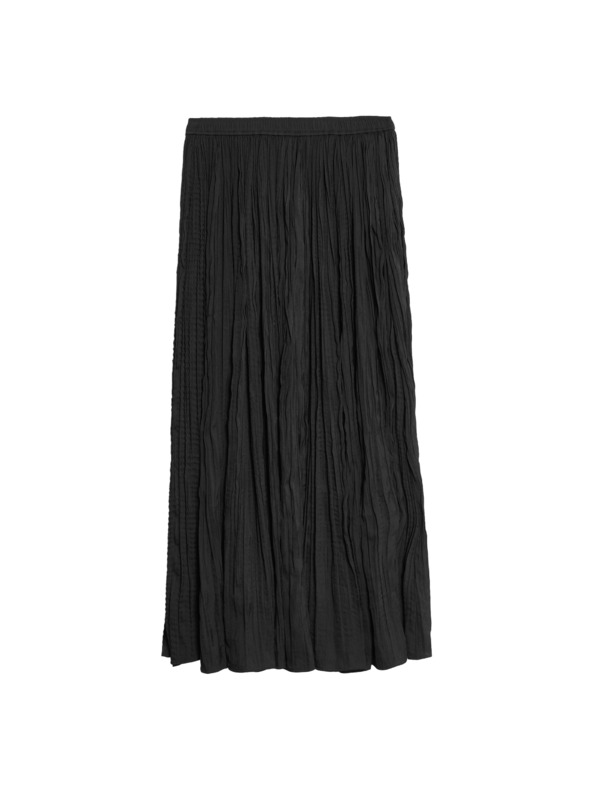 Marks & Spencer Pliszírozott gumis derekú midi szoknya Marks & Spencer