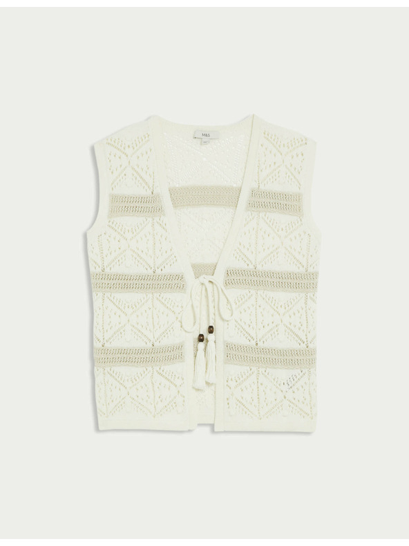 Marks & Spencer Karcsúsított texturált mellény Marks & Spencer
