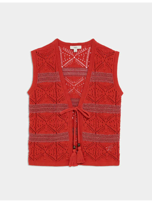 Marks & Spencer Karcsúsított texturált rövid mellény Marks & Spencer