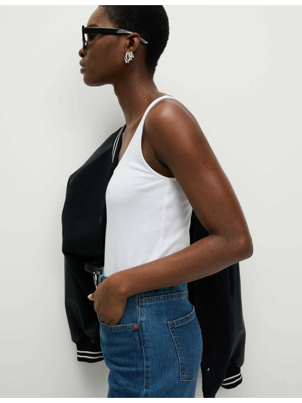 Marks & Spencer Szögletes nyakú ujjatlan felső Marks & Spencer