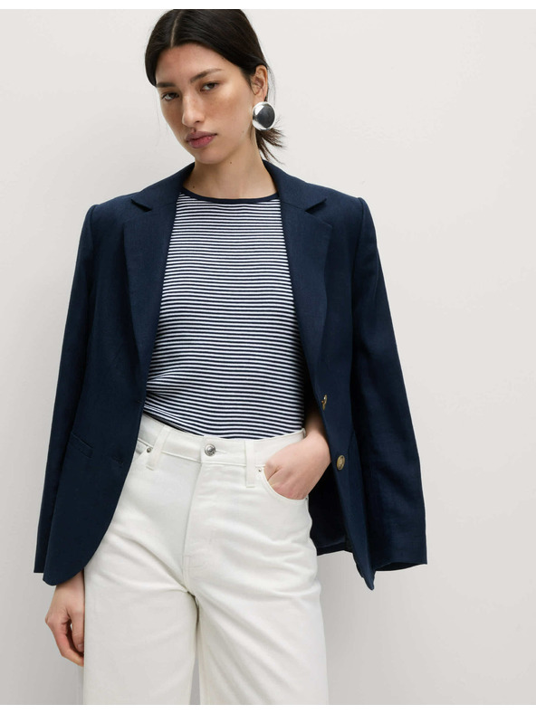 Marks & Spencer Csíkos bordázott póló Marks & Spencer