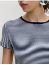 Marks & Spencer Csíkos bordázott póló Marks & Spencer
