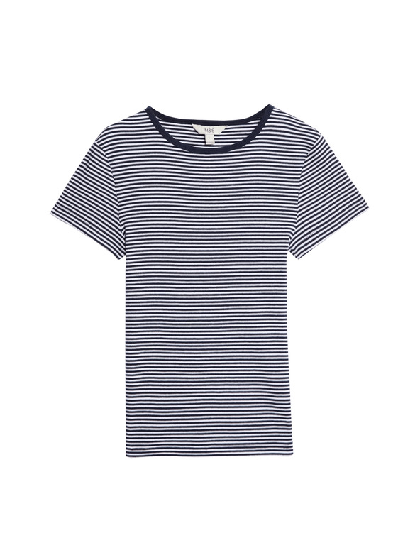 Marks & Spencer Csíkos bordázott póló Marks & Spencer