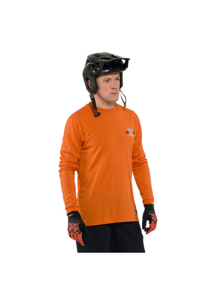 Horsefeathers Bike T-shirt Fury orange HORSEFEATHERS