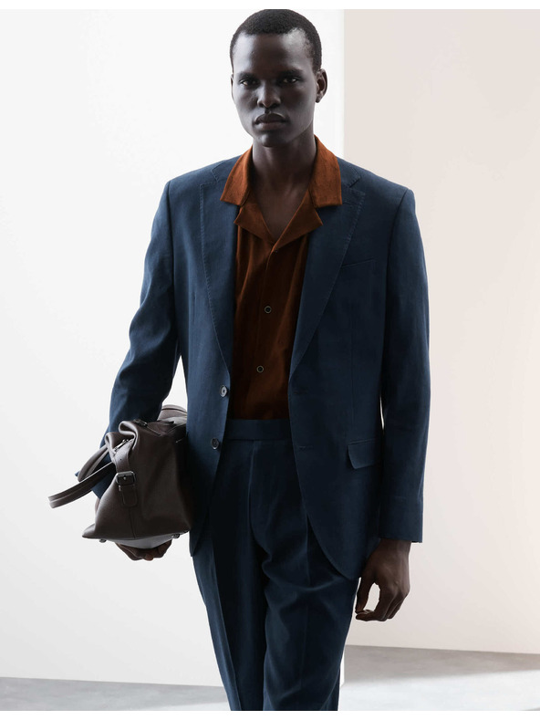 Marks & Spencer Texturált ing 100% pamutból Marks & Spencer