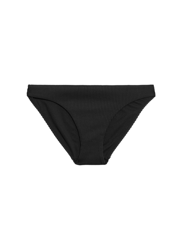 Marks & Spencer Bordázott bikini alsó magas kivágással Marks & Spencer fekete