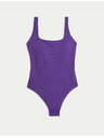 Marks & Spencer Marks & Spencer lila texturált fürdőruha ovális nyakkivágással