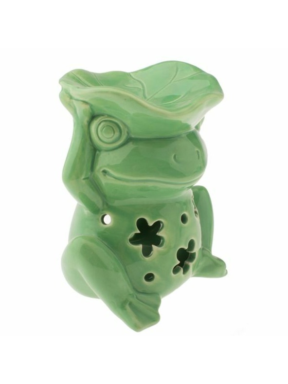 Casa de Engel Kerámia aromalámpa - béka - zöld, 4/24