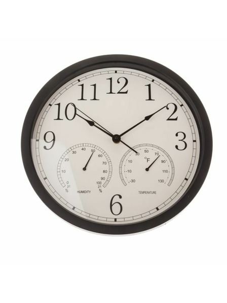 Casa de Engel Fali óra hőmérővel és páratartalom-mérővel - 35cm, 1/12