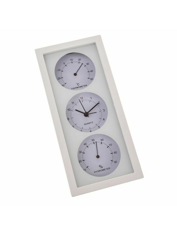 Casa de Engel Fali/asztali óra hőmérővel és páratartalom-mérővel, 0/24