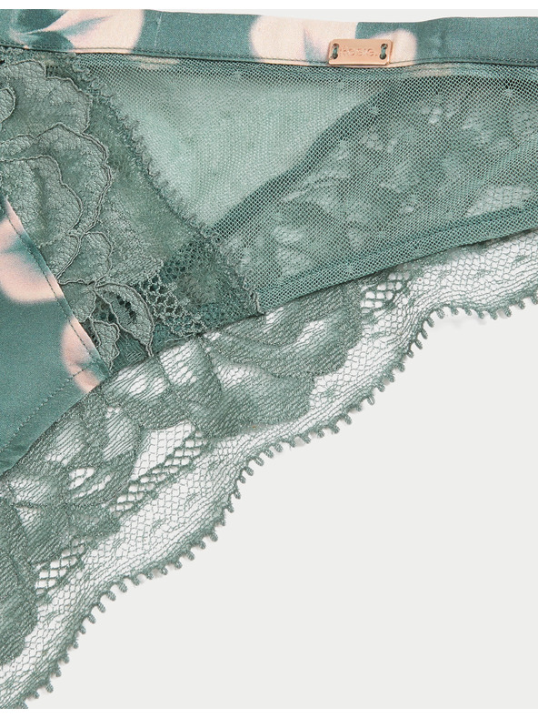 Marks & Spencer Selyem csipkés brazil alsó Kalina Marks & Spencer zöld