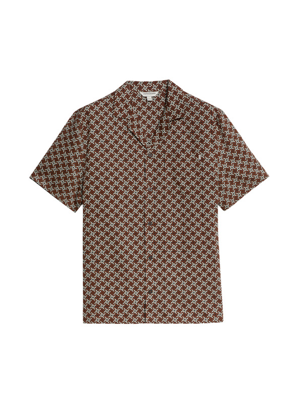 Marks & Spencer Geometrikus mintás pizsama felső Marks & Spencer barna