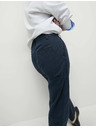 Marks & Spencer Chino boka nadrág egyenes szárral, magas pamuttartalommal Marks & Spencer sötétkék