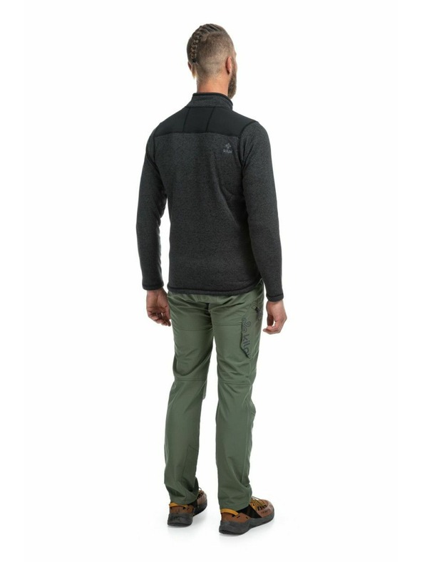 Kilpi Férfi teljes cipzáras pulóver Kilpi REGIN-M Sötétszürke