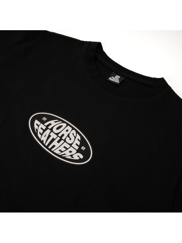 Horsefeathers Dynamo póló - fekete HORSEFEATHERS