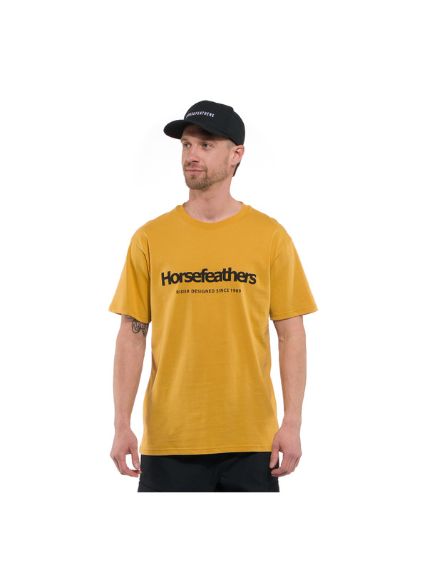 Horsefeathers Quarter póló sárga HORSEFEATHERS