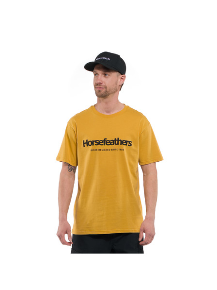 Horsefeathers Quarter póló sárga HORSEFEATHERS